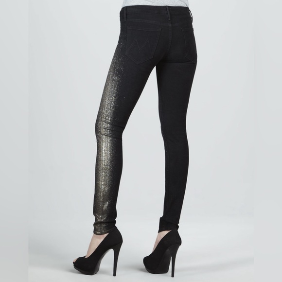 MOTHER Denim The Looker Skinny in All That Glitters is Gold - Picture 4 of 11